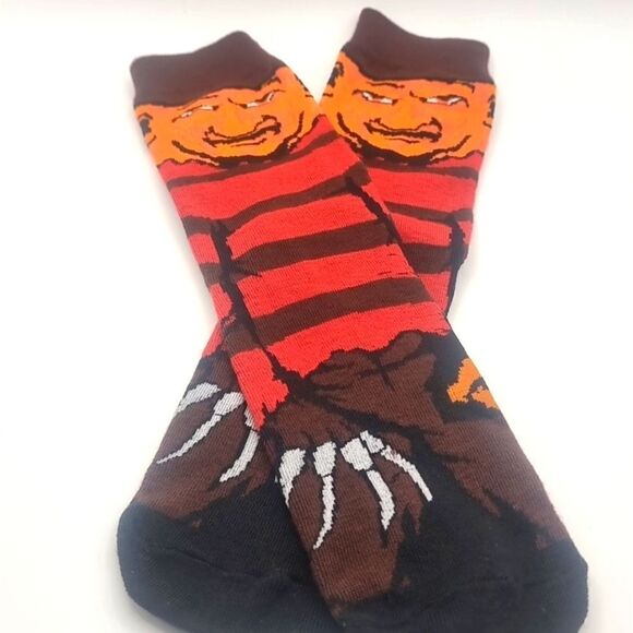 New unisex  FREDDY KRUEGER Nightmare on Elm Street novelty halloween soc… - Picture 5 of 9